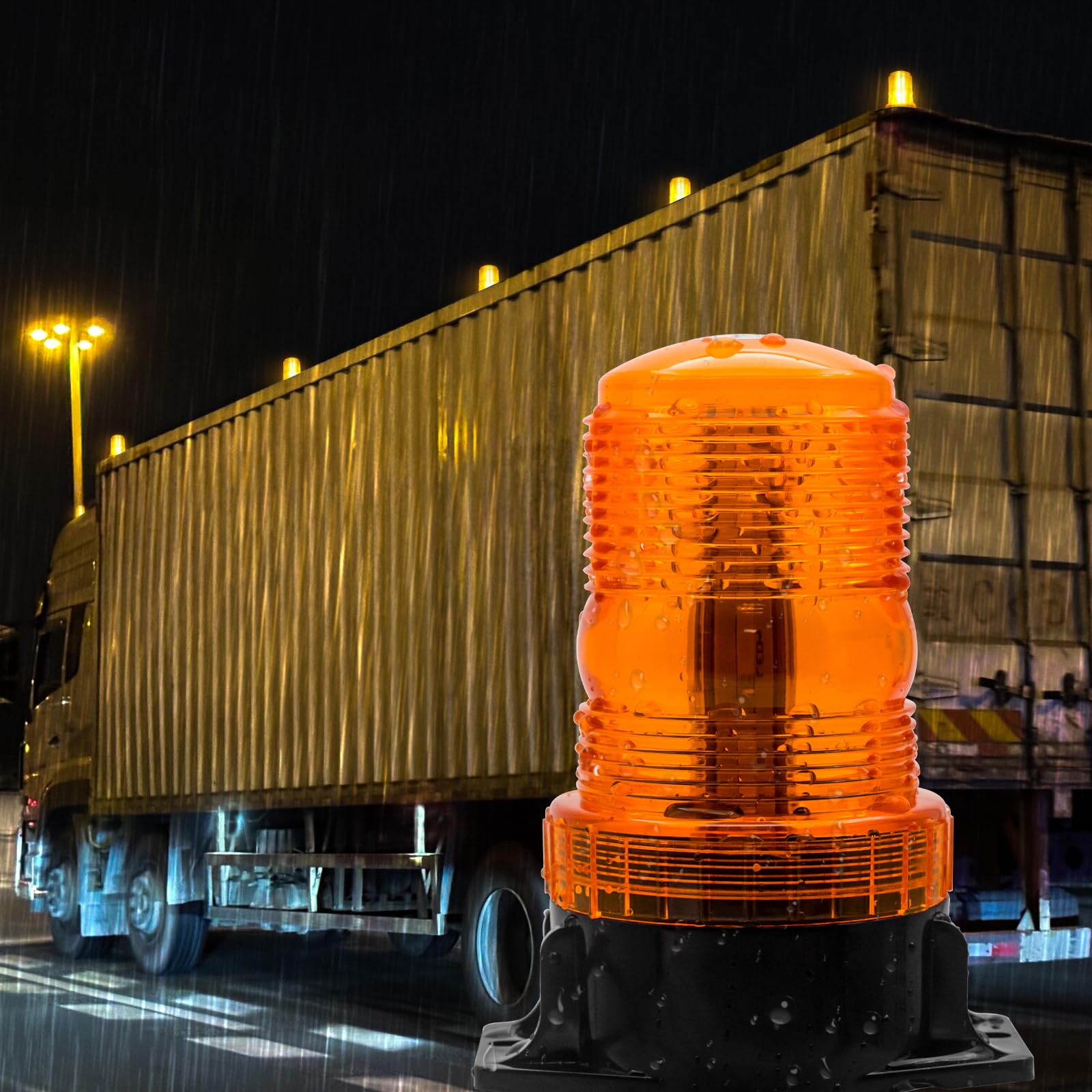 Amazon.co.jp: Biqing 30LED 回転灯 点滅灯 led警告灯 10-110V